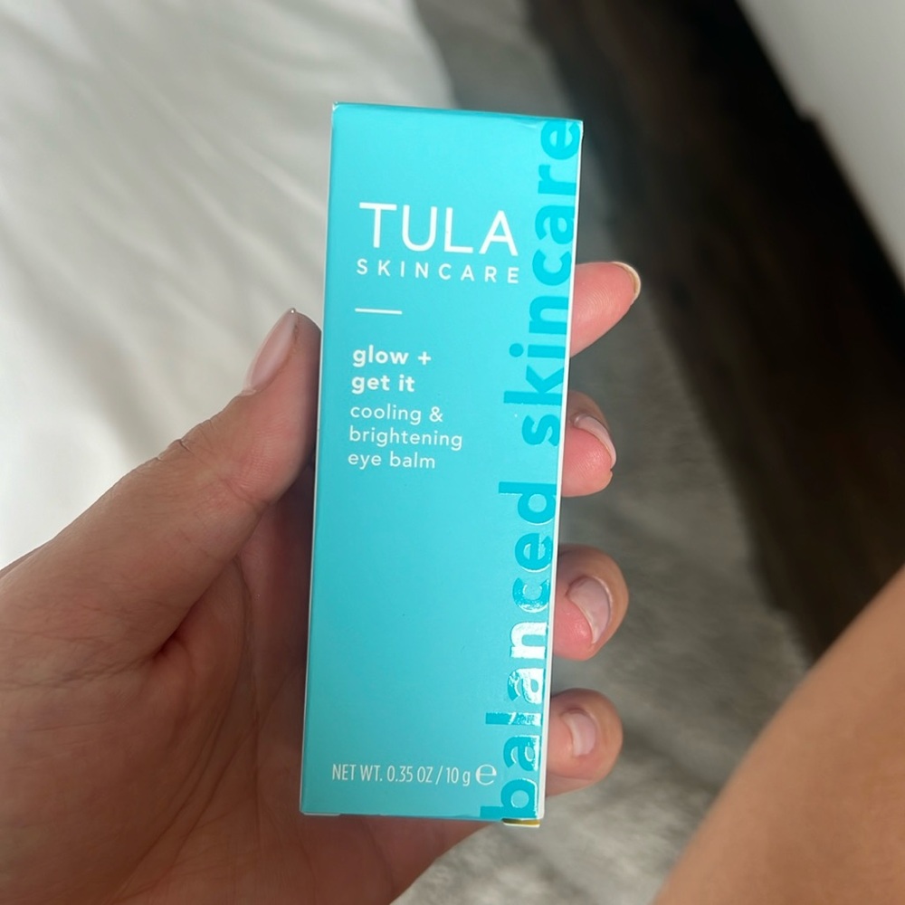 TULA Skincare Glow + Get It Cooling & Brightening Eye Balm 10g NWT NEVER USED